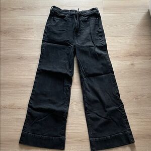 J. Crew Women's Black Trouser Jeans